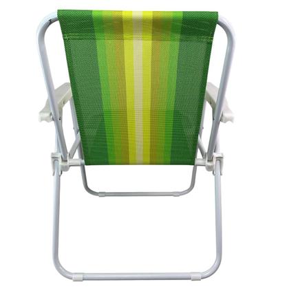 Imagem de Cadeira de Praia Dobravel Quintal Jardim Varanda Piscina Camping Acampamento Lazer Pescaria Sol Verao Ar Livre