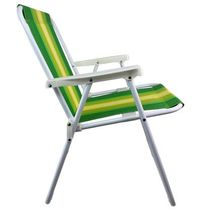 Imagem de Cadeira de Praia Dobravel Quintal Jardim Varanda Piscina Camping Acampamento Lazer Pescaria Sol Verao Ar Livre