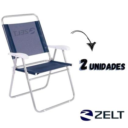Imagem de Cadeira de Praia e Piscina em Alumínio Master Plus 120 Kg 2 Uni ZELT
