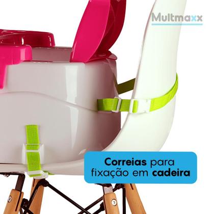 Imagem de Cadeira de Refeição Alimentação Urso Bebe Portátil Infantil Multmaxx 0 a 15Kg