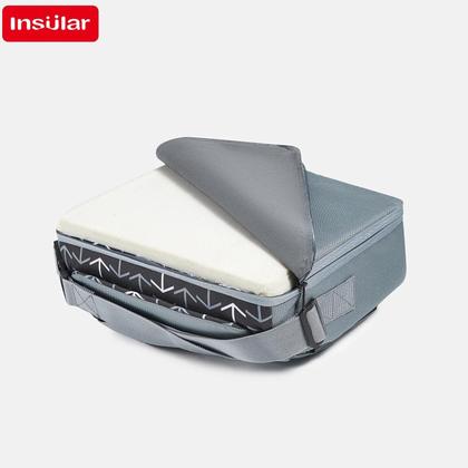 Imagem de Cadeira De Refeição Dobrável Antiderrapante Para Bebês Com Almofada Alta, Assento Portátil Infantil