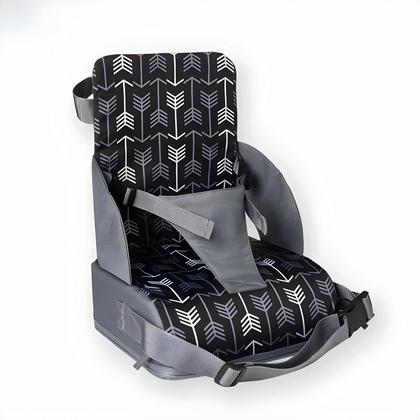 Imagem de Cadeira De Refeição Dobrável Antiderrapante Para Bebês Com Almofada Alta, Assento Portátil Infantil