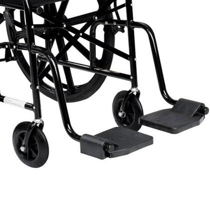 Imagem de Cadeira de Rodas CDS Dobrável Modelo 101 Adulto com Braços Fixos, Pedais Fixos, Freios Bilaterais, Pneus Maciços