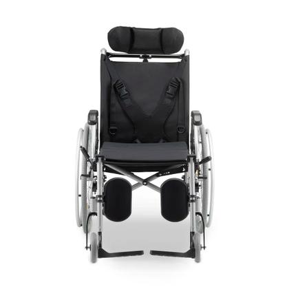 Cadeira de Rodas D700 Reclinável em Alumínio Dobrável até 130 Kg Dellamed Imagem de Cadeira de Rodas D700 Reclinável em Alumínio Dobrável até 130 Kg Dellamed