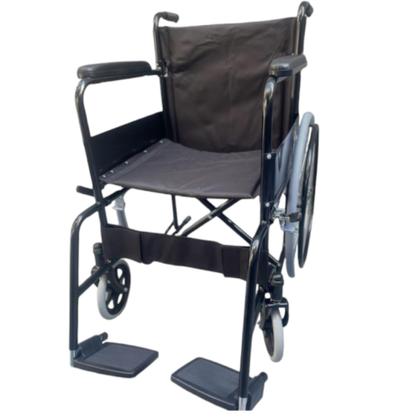 Imagem de Cadeira de Rodas Dobrável Idoso Adulto 100kg Supermedy