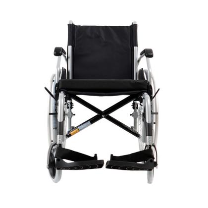 Imagem de Cadeira de Rodas Em Alumínio Manual Dobrável Idoso Deficiente D600 T46Cm Dellamed