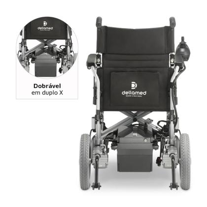 Imagem de Cadeira De Rodas Motorizada Eletrica Dobrável Dellamed D900