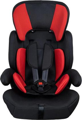 Imagem de Cadeira De Segurança Infantil Carro Criança 9kg A 36kg Poltrona Auto Preto e Vermelho Cadeirinha