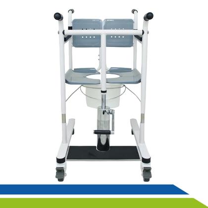 Imagem de Cadeira de Transferência Hidráulica Mobilidade Segurança Conforto até 135kg Idoso Cadeirante