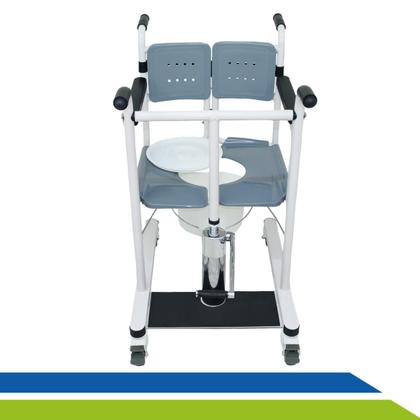 Imagem de Cadeira de Transferência Hidráulica Mobilidade Segurança Conforto até 135kg Idoso Cadeirante