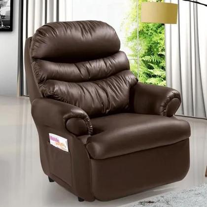 Imagem de Cadeira Do Papai Reclinável Grande Confortavel Kourin Marron