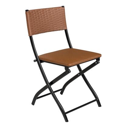 Imagem de Cadeira Dobravel Bar, Lanchonete Caramelo - Kit 6 Pc