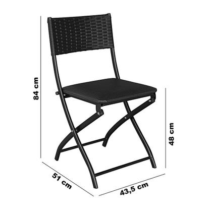 Imagem de Cadeira Dobravel Bar, Lanchonete Preto