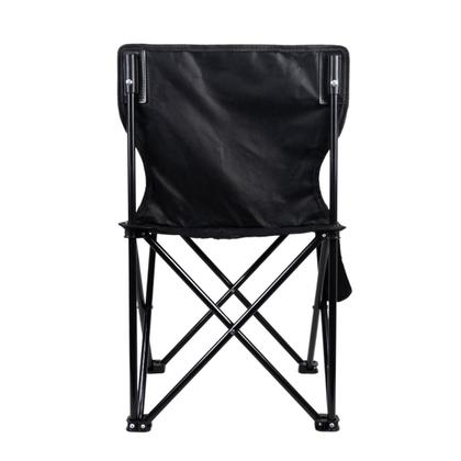 Imagem de Cadeira Dobrável de Acampamento Portátil Banco Pesca Preta