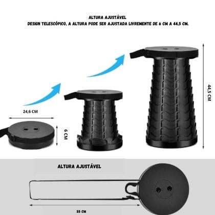 Imagem de Cadeira Dobrável Portátil 130Kg