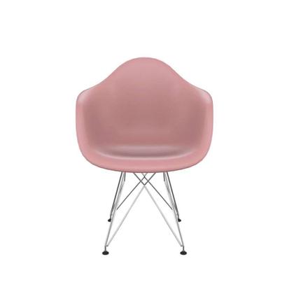 Cadeira Eames Arm Eiffel Rosa e Cromada - Emporio Tiffany Imagem de Cadeira Eames Arm Eiffel Rosa e Cromada