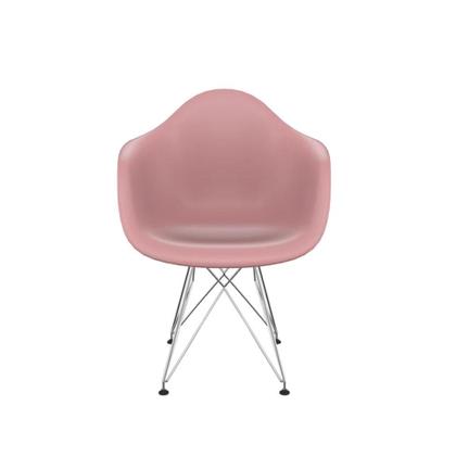 Imagem de Cadeira Eames Arm Eiffel Rosa e Cromada