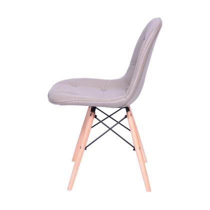 Imagem de Cadeira Eames DSW Botonê Assento PU Fendi Base Madeira