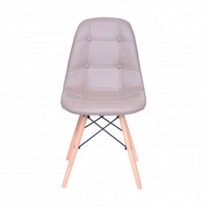 Imagem de Cadeira Eames DSW Botonê Assento PU Fendi Base Madeira
