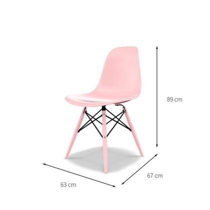 Cadeira Eames DSW Rosa - Emporio Tiffany Imagem de Cadeira Eames DSW Rosa