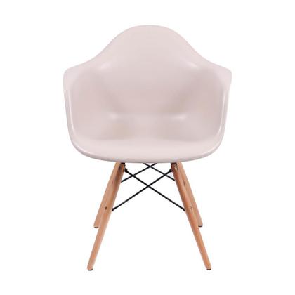 Imagem de Cadeira Eames Eiffel com Braço Fendi Base Madeira
