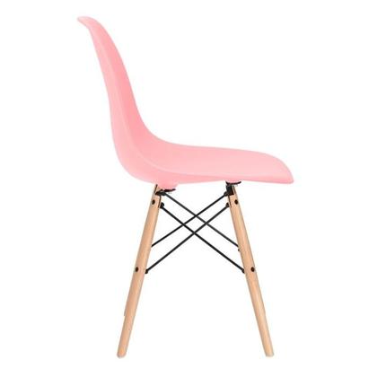 Imagem de Cadeira Eames Eiffel DSW - Rosa - Madeira clara - Mobili