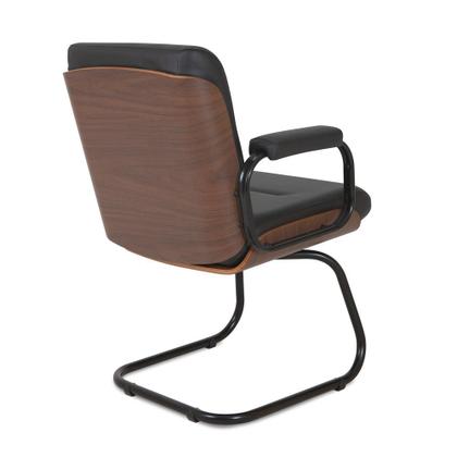 Imagem de Cadeira Eames para Escritório Linha Capa em Madeira Preto