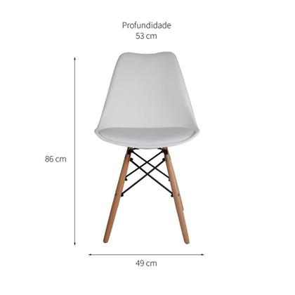 Cadeira Eames Saarinen Leda I Branca - Emporio Tiffany Imagem de Cadeira Eames Saarinen Leda I Branca