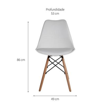 Imagem de Cadeira Eames Saarinen Leda I Branca