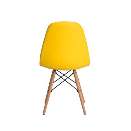 Imagem de Cadeira Eiffel Botonê Eames DSW Amarela Base Madeira