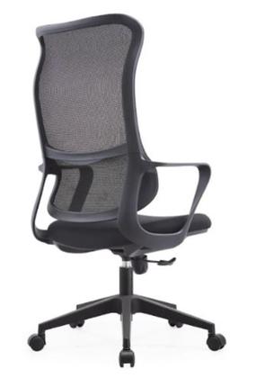 Imagem de Cadeira Ergonômica de Escritório Ergo Basic Giratória com Encosto Reclinável, Tela Mesh e Apoio de Cabeça 2D Preta LM 168 A