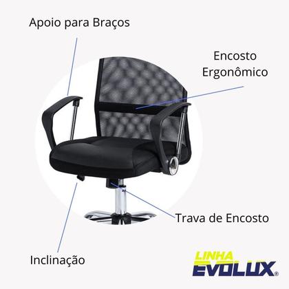 Imagem de Cadeira Ergonômica Giratória Office Executive Estilo e Conforto para Seu Ambiente de Trabalho