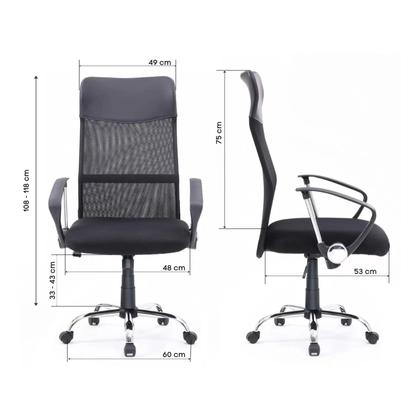 Imagem de Cadeira Ergonômica Giratória Office Executive Estilo e Conforto para Seu Ambiente de Trabalho
