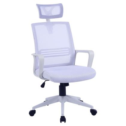 Imagem de Cadeira Escritorio Diretor Ergonomica Branco MAXOFFICE