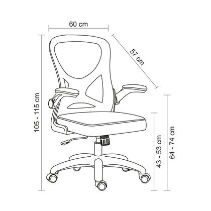 Imagem de Cadeira Escritório Diretor Office Columbus com Tela Mesh