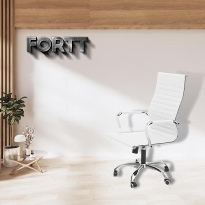 Imagem de Cadeira Escritório Esteirinha Com Rodinha Fortt Bilbao