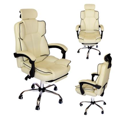 Imagem de Cadeira Escritório Executiva Premium Luxo Presidente Alto Padrão Giratória Office Confortável Apoio Lombar e Pés Resistente C7 Neo Promotora
