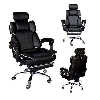 Imagem de Cadeira Escritório Executiva Premium Luxo Presidente Alto Padrão Giratória Office Confortável Apoio Lombar e Pés Resistente C7 Neo Promotora