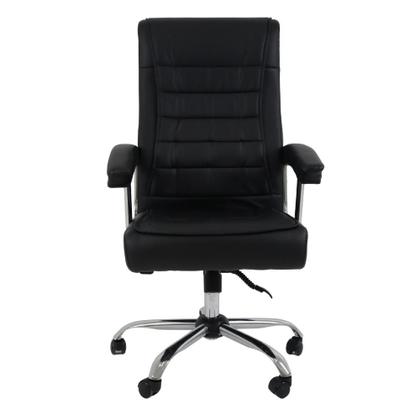 Imagem de Cadeira Escritório Home Office Presidente Mini Big Preta Ergonômica com Molas Ensacadas e Sistema Relax