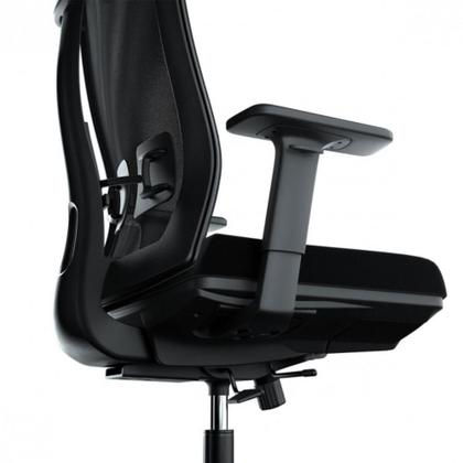 Imagem de Cadeira escritório Office de Alto Conforto com Sistema Ergonômico com rodinhas giratória  e AJUSTE DE PROFUNDIDADE DO ASSENTO