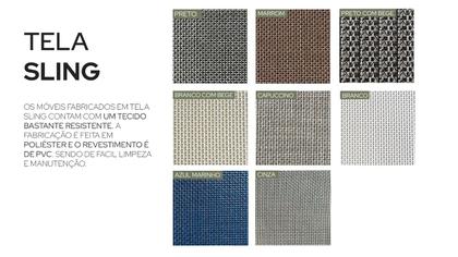 Imagem de Cadeira Espreguiçadeira De Aluminio Com Puff Piscina Varanda