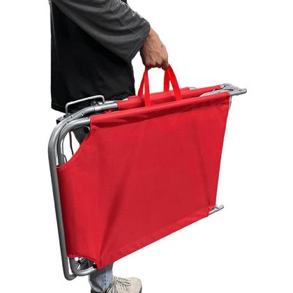 Imagem de Cadeira Espreguiçadeira Dobrável 3 Posições Reclinável Lazer