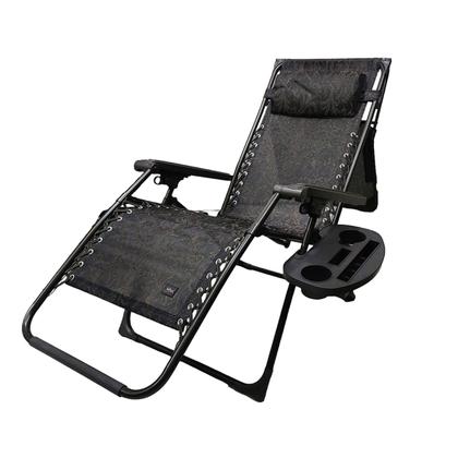 Imagem de Cadeira Espreguiçadeira Dobravel Jardim Praia Sol Verao Gravidade Zero Reclinavel Acampamento Lazer Ar Livre Quintal Portatil