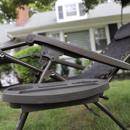 Imagem de Cadeira Espreguiçadeira Dobravel Jardim Praia Sol Verao Gravidade Zero Reclinavel Acampamento Lazer Ar Livre Quintal Portatil