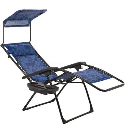 Imagem de Cadeira Espreguiçadeira Praia Reclinavel Piscina Jardim Quintal Lazer Verao Varanda Dobravel Portatil Pescaria Acampamento Ar Livre Gravidade Zero