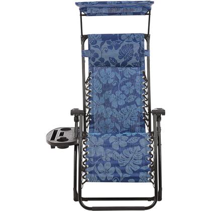 Imagem de Cadeira Espreguiçadeira Praia Reclinavel Piscina Jardim Quintal Lazer Verao Varanda Dobravel Portatil Pescaria Acampamento Ar Livre Gravidade Zero