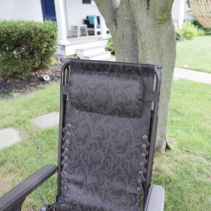 Imagem de Cadeira Espreguiçadeira Reclinavel Dobravel Praia Piscina Sol Verao Jardim Gravidade Zero Lazer Ar Livre Acampamento Portatil Quintal