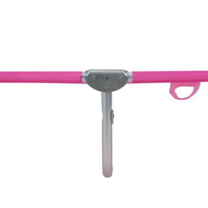 Imagem de Cadeira Espreguiçadeira Rosa Alumínio 4 Posições Reforçada Ajustável Reclinável Bel - 414710