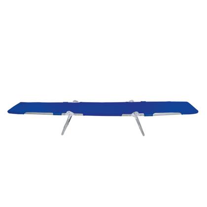 Imagem de Cadeira Espreguiçadeira Textilene Aço Ajustável Azul - Mor