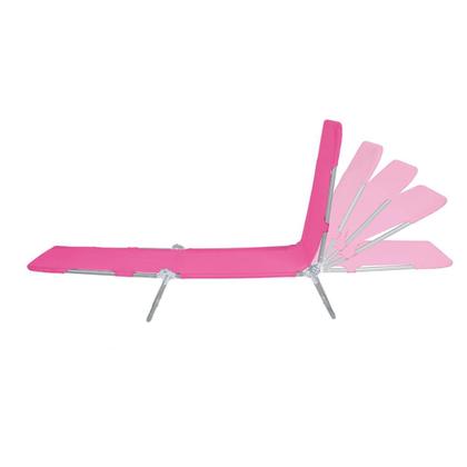 Imagem de Cadeira Espreguiçadeira Textiline - Rosa